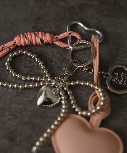 ＆HALF キーホルダー ハートチャーム : ZOZOTOWN Yahoo!店