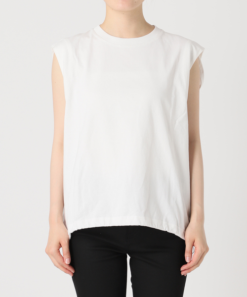 tシャツ 「追加」シャーリングノースリーブＴシャツ レディース JOURNAL STANDARD tシャツ 「追加」シャーリングノースリーブT
