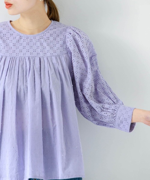「URBAN RESEARCH Sonny Label」 7分袖ブラウス FREE パープル系その他 レディース