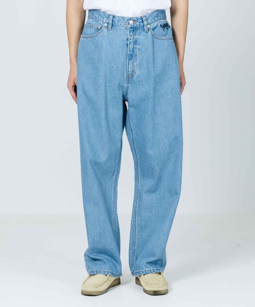 デニムパンツ　エクストララージ 30inch XLARGE（エクストララージ）の「SIDE ZIP DENIM PANTS（デニム