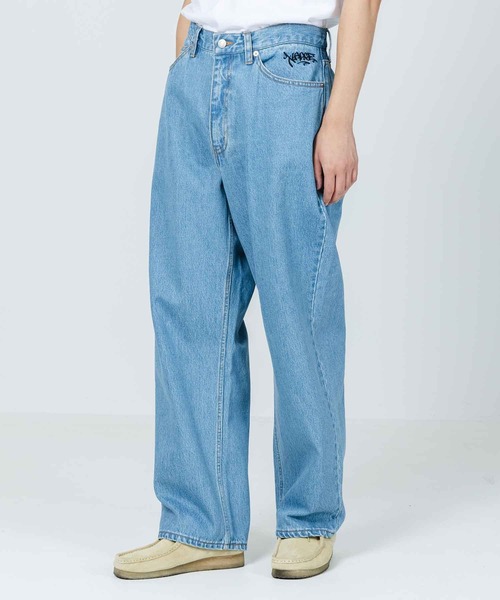 デニムパンツ　エクストララージ 30inch XLARGE（エクストララージ）の「STITCHED WORK DENIM PANTS