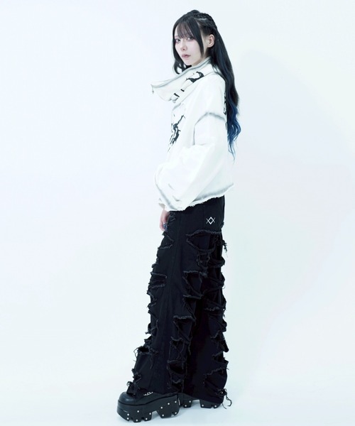 REFLEM（レフレム） パーカー 「REFLEM/レフレム」2WAYクロップドZIP 