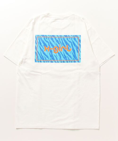 「X-girl」 半袖Tシャツ L ホワイト レディース