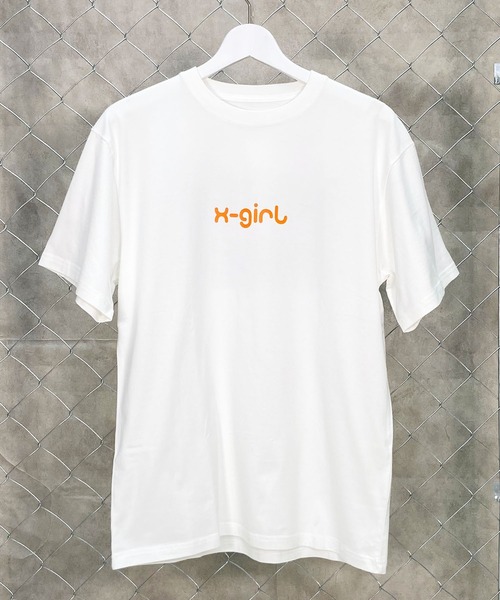 「X-girl」 半袖Tシャツ L ホワイト レディース