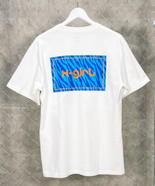 「X-girl」 半袖Tシャツ L ホワイト レディース
