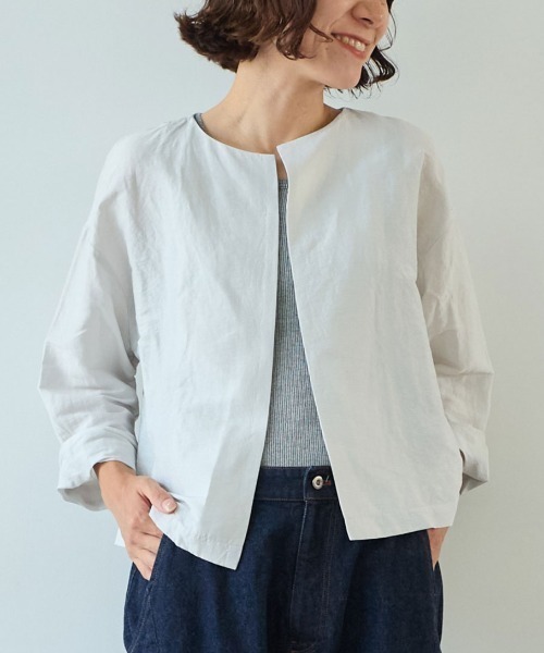 ブラウス シャツ Vis/L/Ny Sheer haori ブラウス レディース