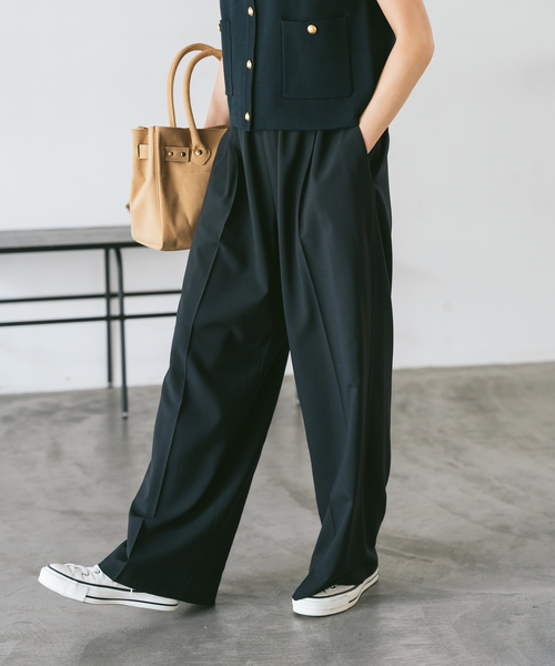 Spick＆Span スラックス パンツ 「追加2」手洗い可 / トロ