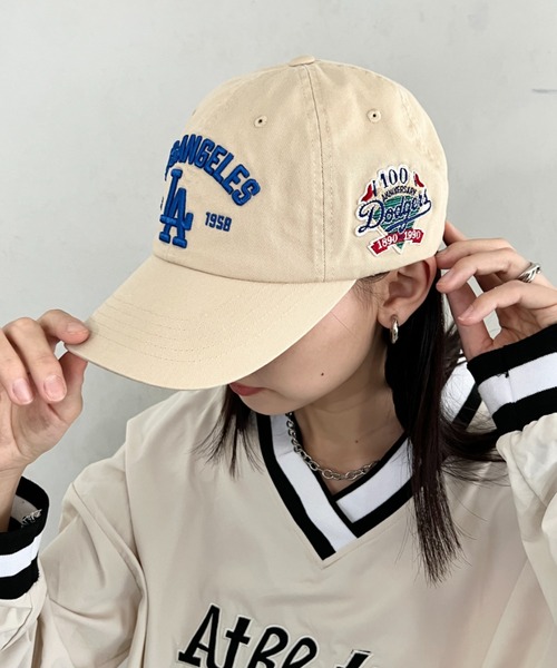 レア ＊韓国 MLB 購入 ＊　ロサンゼルス・ドジャース キャップ　レディース MLB キャップ 帽子 レディース 「日本未発売/WEB限定」MLB KOREA(エム