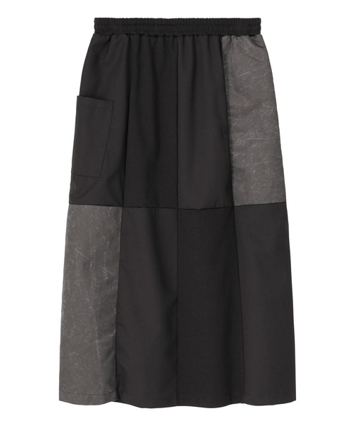 新品未使用【ZUCCa】パッチワーク 撥水 スカート　M ZUCCa（ズッカ） スカート (S)パッチワークジャージィー / スカート