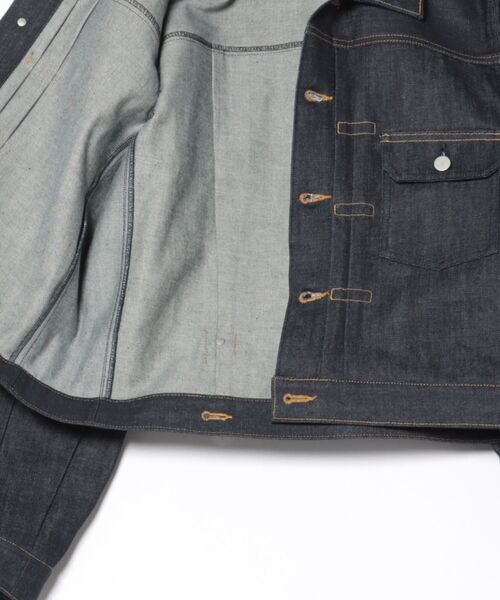 TXA デニムジャケット gジャン Box-shaped Denim Jacket Indigo メンズ