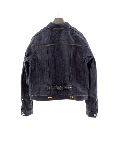 TXA デニムジャケット gジャン Box-shaped Denim Jacket Indigo メンズ