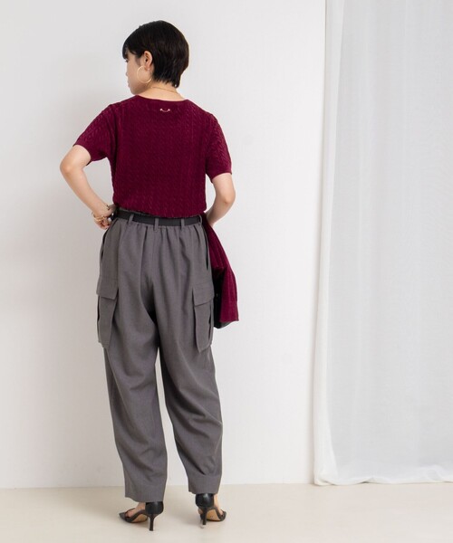 Rie Miller（リエミラー） パンツ 「セットアップ対応」ウォッシャブル