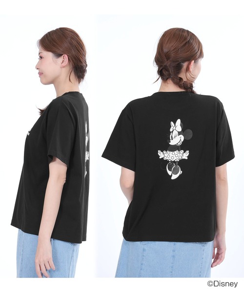 MARYQUANTマリークワントディズニーディズニーミニーTシャツブラック MARYQUANTマリークワントディズニーディズニーミニーTシャツ