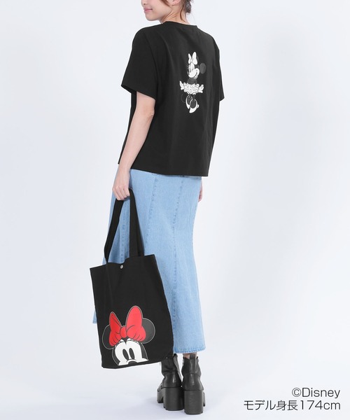 MARYQUANTマリークワントディズニーディズニーミニーTシャツブラック MARYQUANT マリークワント ディズニー ミニーマウス Tシャツ