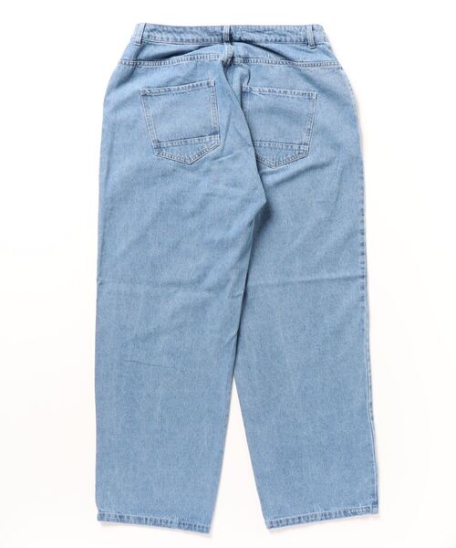 「COMMON WARE」 「HALHAM」スキニーデニムパンツ L ケミカルウォッシュ レディース