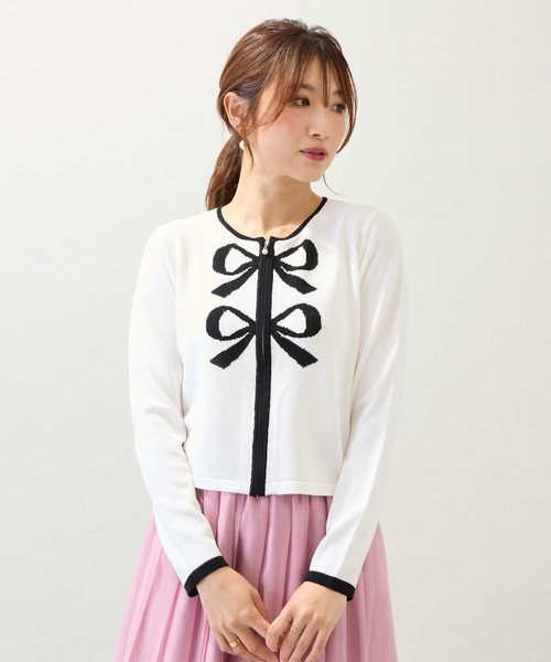 Rose Tiara（ローズティアラ） カーディガン 「人気再登場」リボン