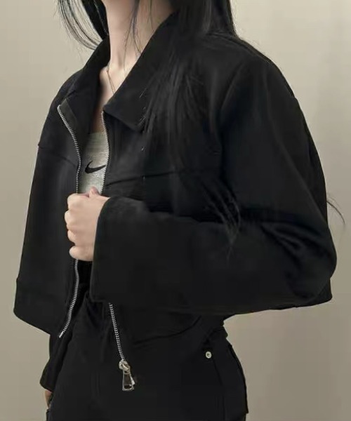 美品‼️Belstaff ‼️レディースライダーズレザージャケット CELENA BEATS レザージャケット ライダース クロップド丈 フェイク