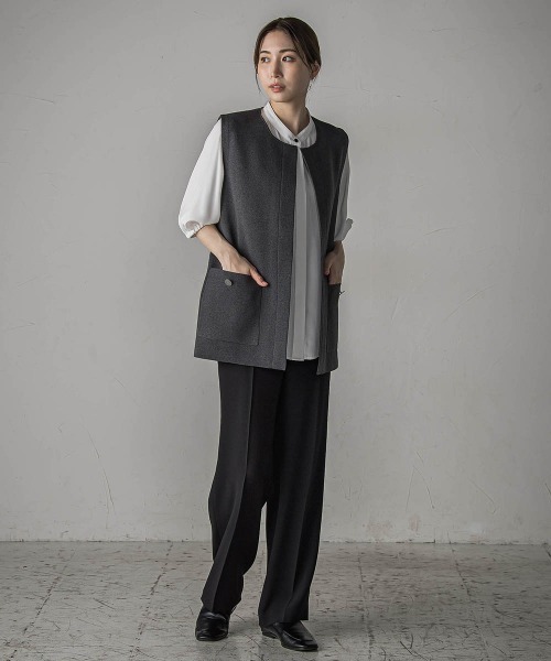 la.f（ラ・エフ） ブラウス シャツ ジョーゼットブラウス「洗濯機で