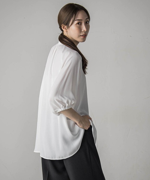 la.f（ラ・エフ） ブラウス シャツ ジョーゼットブラウス「洗濯機で