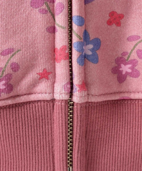 TINA：JOJUN パーカー オリジナル 総柄 裏毛フーディ レディース