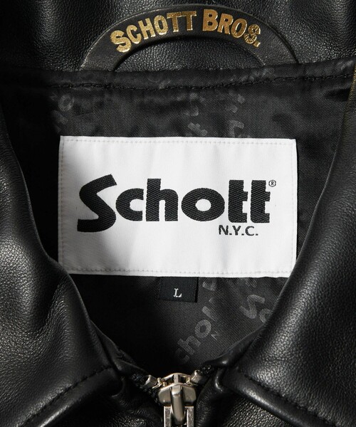 schott レザーコート ジャケット サイズM Schott N.Y.C 革ジャン ライダース Schott/ショット/WESTERN