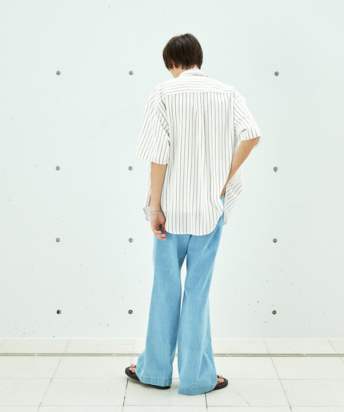 「EMMA CLOTHES」 半袖シャツ L グリーン メンズ_画像8