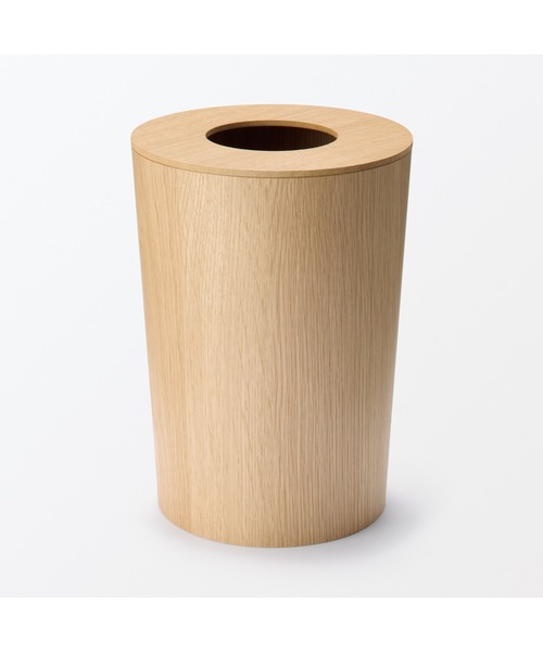 無印良品（MUJI） ゴミ箱 ダストボックス 木製ごみ箱・袋止めワイヤー
