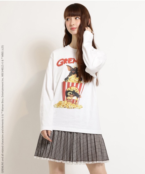 MILKBOY（ミルクボーイ） tシャツ GREMLINS POPCORN L.S. Tシャツ 