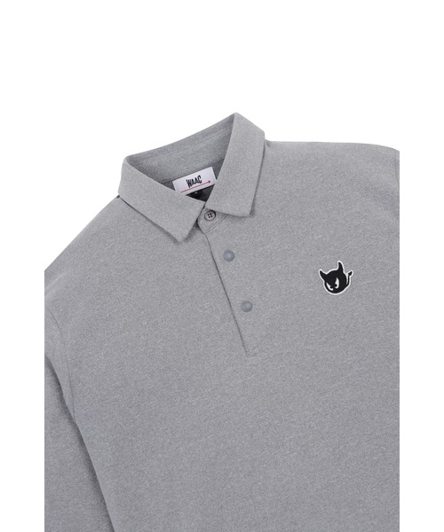 WAAC メンズ ゴルフ ポロシャツ グレー ポロシャツ MENS ベーシック長袖ポロシャツ メンズ : ZOZOTOWN Yahoo