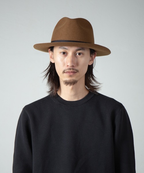 RACAL（ラカル） 帽子 ハット メンズ Pocketable Fur Wool Fedra Hat