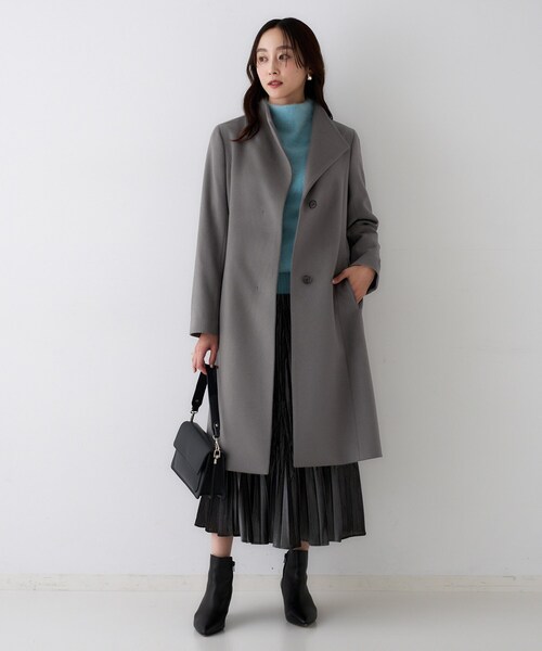 アンタイトル untitled グレー ロングコート　Sサイズ　1 楽天市場】【SALE／50%OFF】スーリーアルパカコート UNTITLED アン