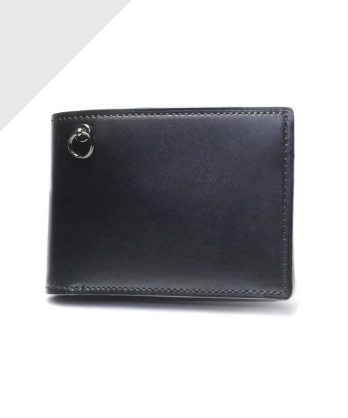 二つ折り財布 財布 コードバン レザー ダイヤモンド ミディアム ウォレット/ブランド/オリジナル/メンズ/二つ折り財布/人気 メンズ レディースの画像