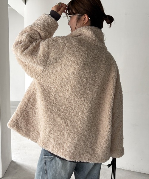 DouDou（ドゥドゥ） コート アウター 「OKOCHI企画」ボアブルゾン