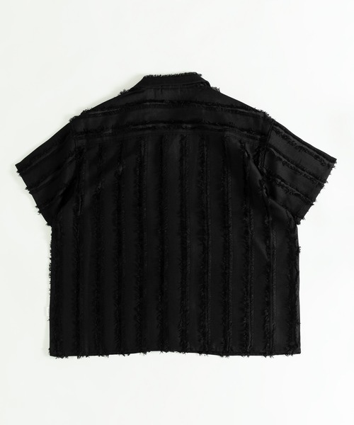 「MUHET」 半袖シャツ X-LARGE カーキ レディース_画像7