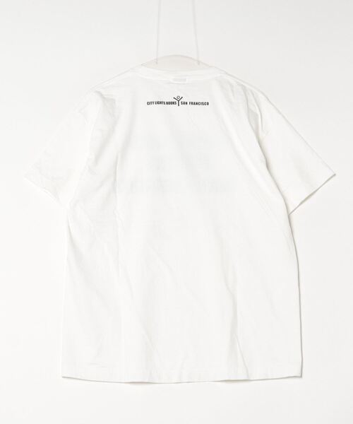 「BEAMS BOY」 「City Light Bookstore」半袖Tシャツ LARGE ホワイト レディース_画像2
