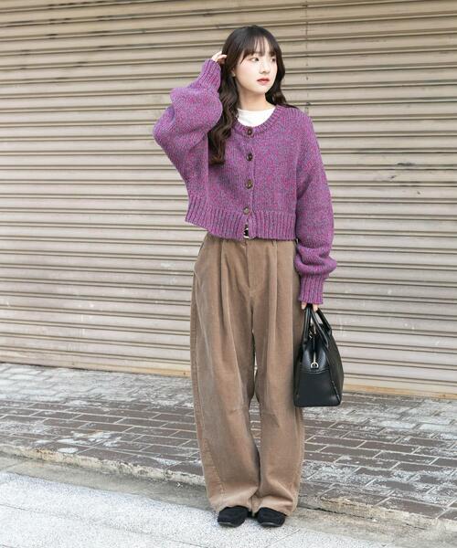 セオリー　ニット　ミックスカラー ITEMS URBANRESEARCH（アイテムズ アーバンリサーチ） ニット セーター
