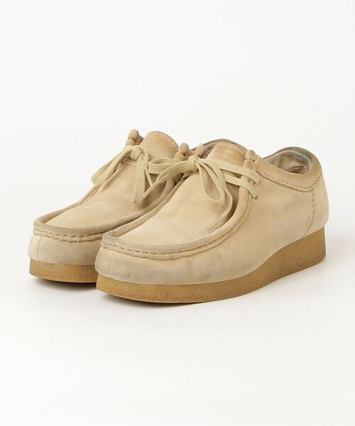 Clarks（クラークス） モカシンシューズ UK4 ベージュ メンズ
