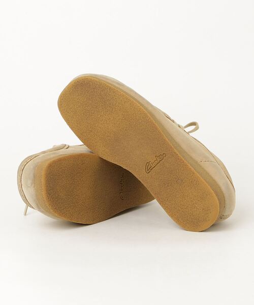 Clarks（クラークス） モカシンシューズ UK4 ベージュ メンズ