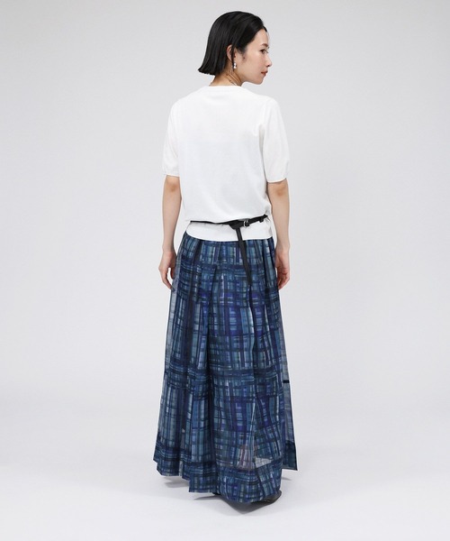 「BABYLONE」 半袖ニット フリー ブラック レディース_画像2