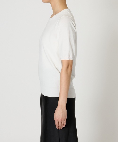 「BABYLONE」 半袖ニット フリー ブラック レディース_画像8