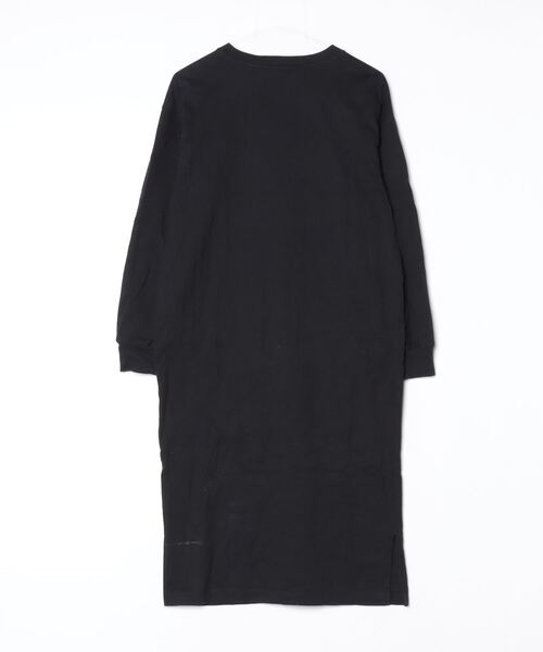 黒の長袖ワンピース Champion（チャンピオン） 長袖ワンピース M ブラック レディース