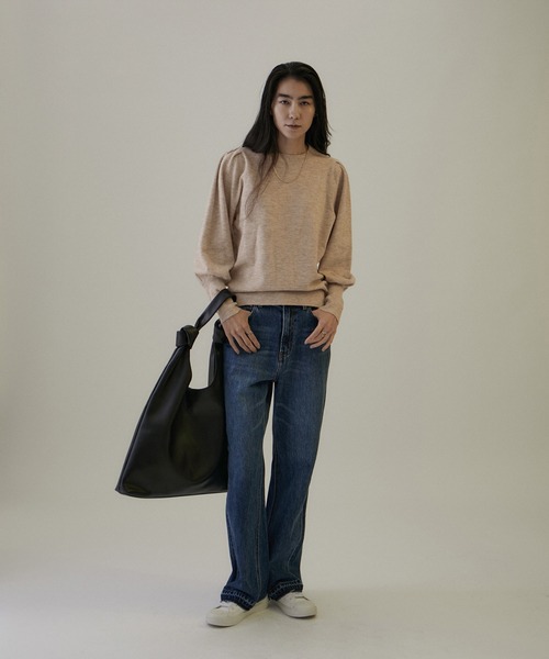 「SALON adam et rope'」 長袖ニット FREE ブルー系その他4 レディース_画像8