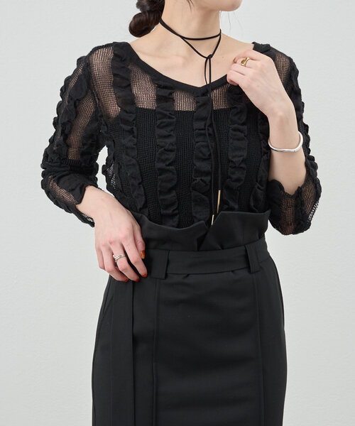 SHENERY（シーナリー） ニットカーディガン FREE ベージュ レディース