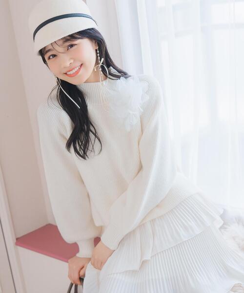 WILLSELECTION（ウィルセレクション） ニット セーター フラワー