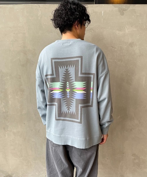 「PENDLETON」 スウェットカットソー L ブラック レディース_画像3