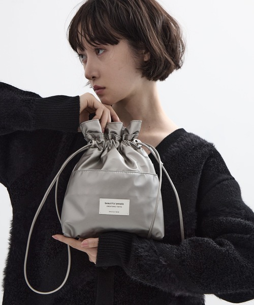 beautiful people ショルダーバッグ ブラック beautiful people（ビューティフルピープル） ショルダーバッグ FREE