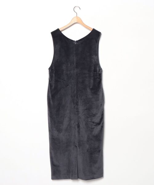 「F by ROSSO」 サロペットスカート 38 チャコールグレー レディース_画像2