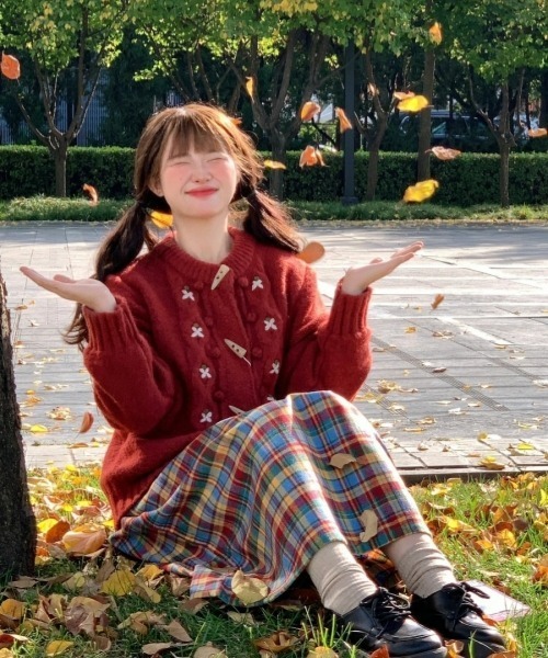 gossip!ロサンゼルス スカート Y2Kガーリーレトロチェックプリーツ