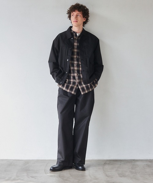 NewAnce（ニュアンス） パンツ 「NewAnce」Wide Two-Tuck Pants 