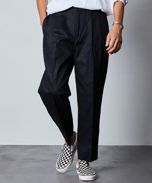 「Firsthand」 チノパンツ M ブラック メンズ_画像2